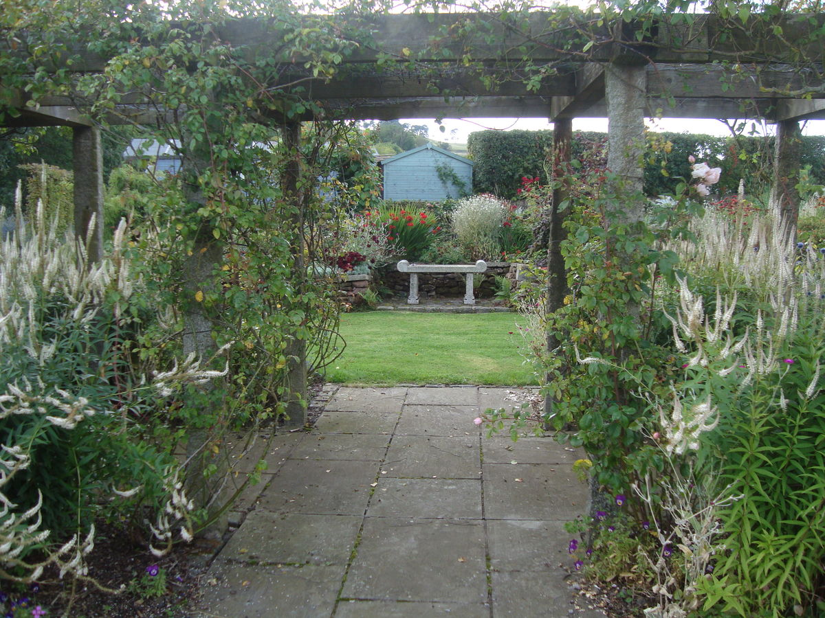 Harthill - pergola view